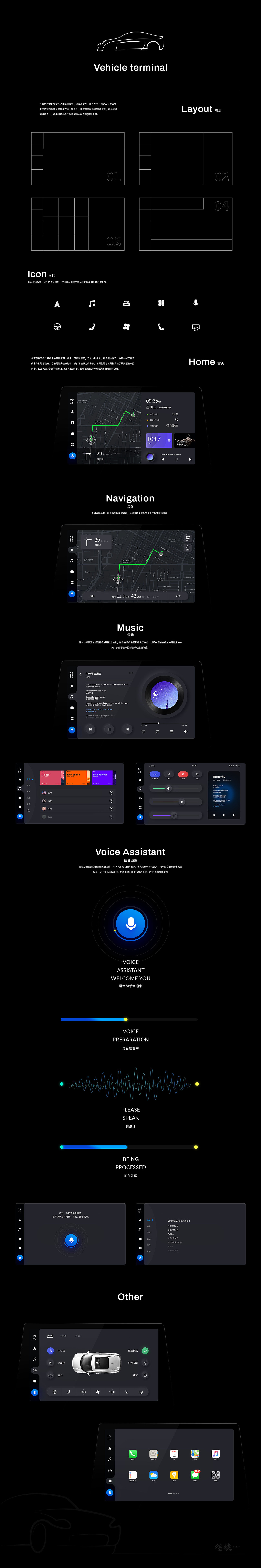 車載UI（圖ZMjE0ODAxNDQ0） - 軟件界面 - 站酷設(shè)計(jì)師睡一覺就好了原創(chuàng)素材 - 站酷ZCOOL