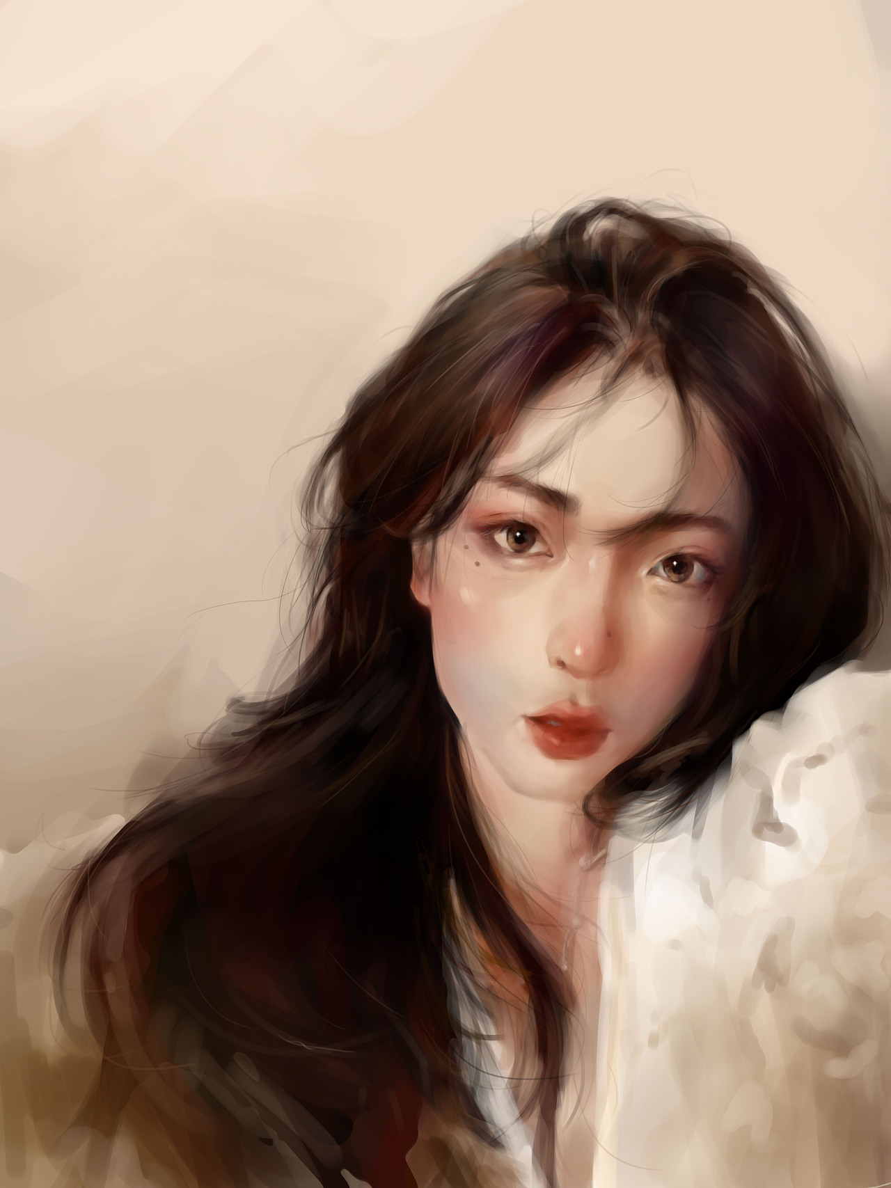 板绘头像|插画|创作习作|雨橙666 - 原创作品 - 站酷 (zcool)