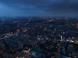 暴风雨前的广州市