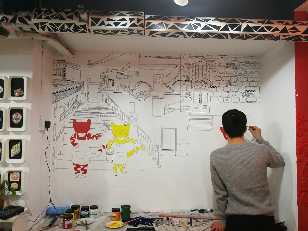 墙绘创作（图ZMzE1NDMwMDE2） - 绘画 - 站酷设计师MD丶老郑原创素材 - 站酷ZCOOL