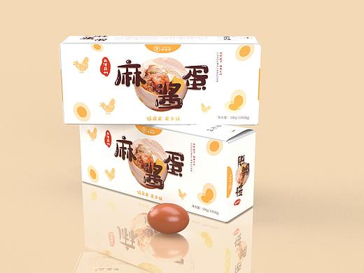 伍食家麻酱鸡蛋包装设计