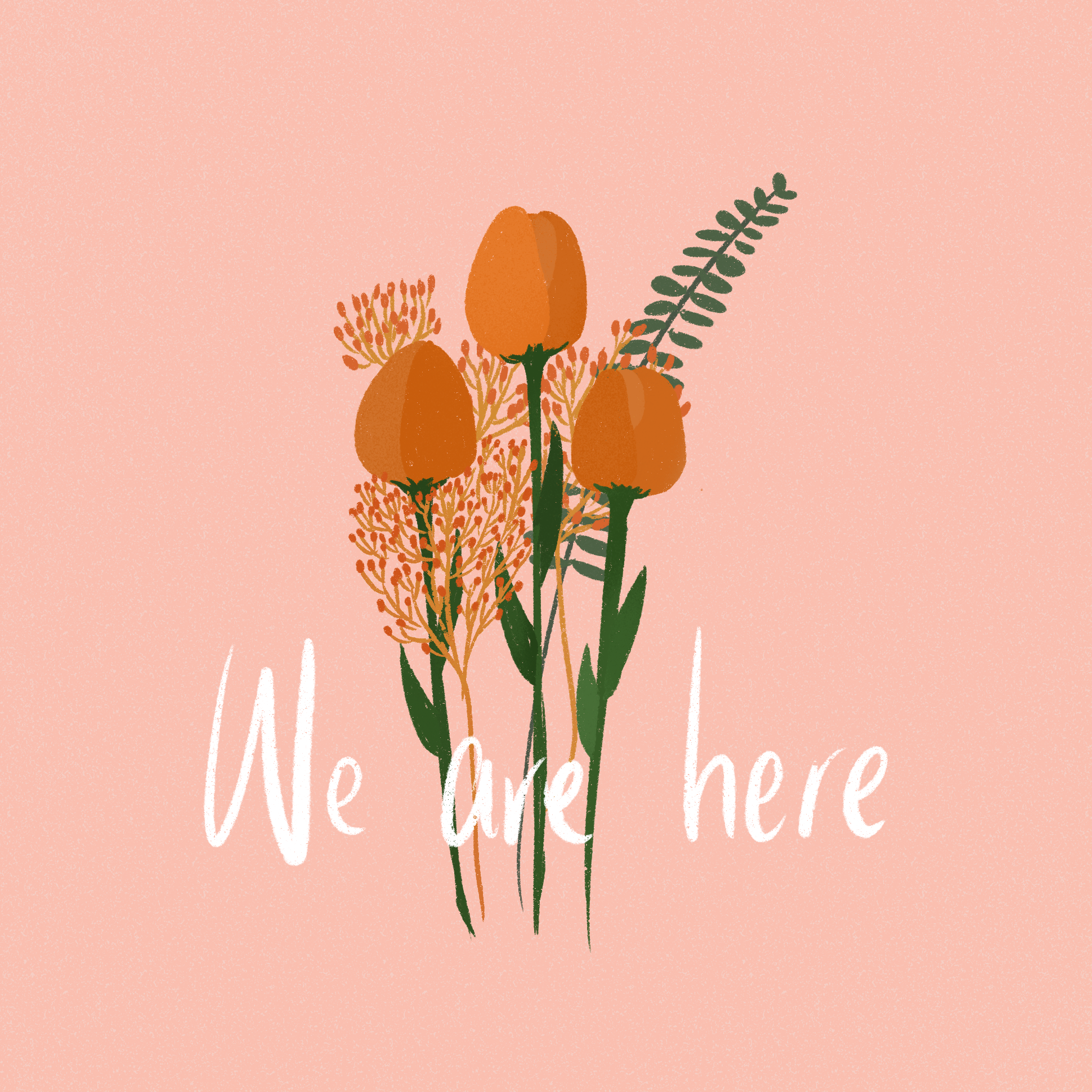 韩式花束/明信片贺卡设计|插画|创作习作|jiecoh杰西欧 - 原创作品