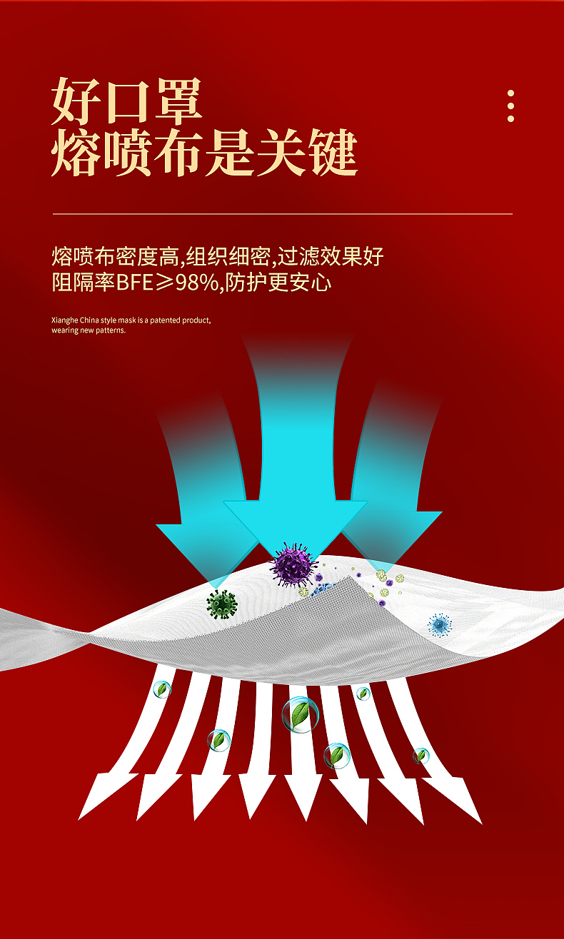 中国红口罩 静物摄影 郑州淘宝产品拍摄 商业摄影