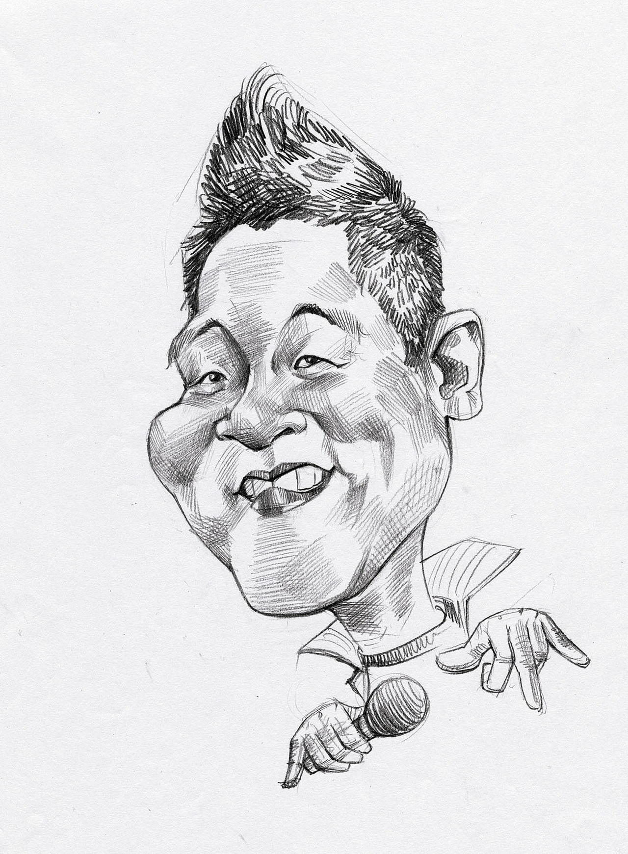 素描漫像大叔漫画似颜绘培训肖像漫画培训肖像漫画