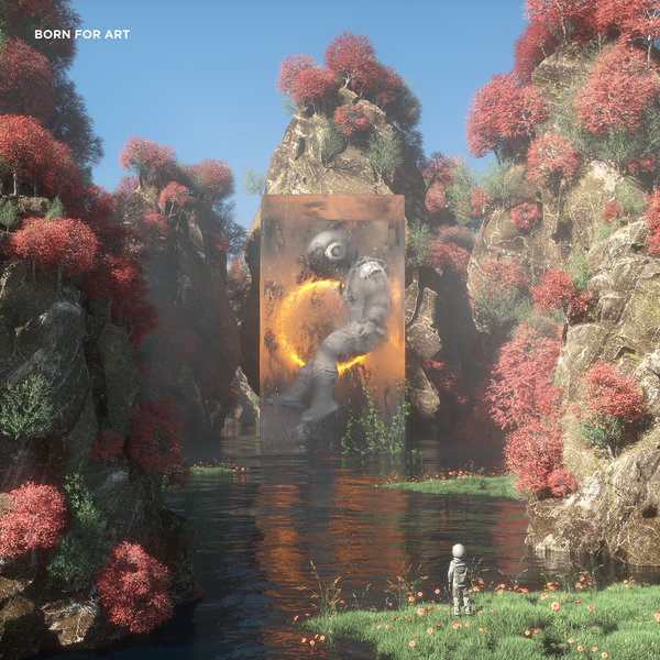 C4D写实艺术场景