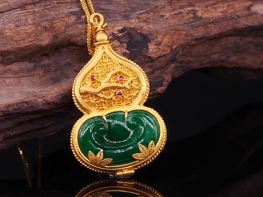 惊艳到大家的一组花丝镶嵌技艺首饰