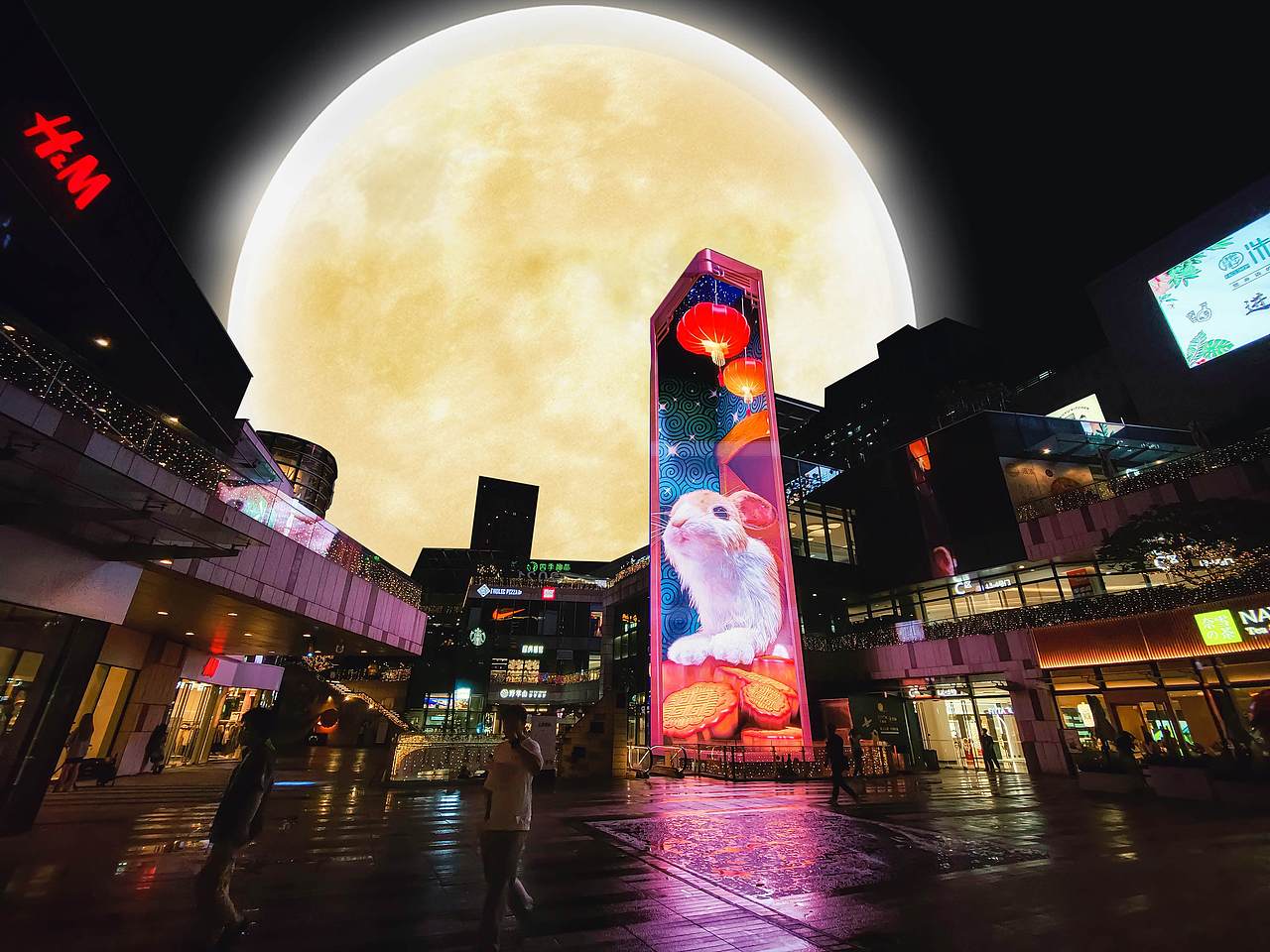 裸眼3D-中秋项目&宇航员返回