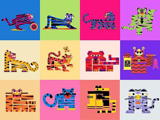 虎系图形设计 | 字与形的结合