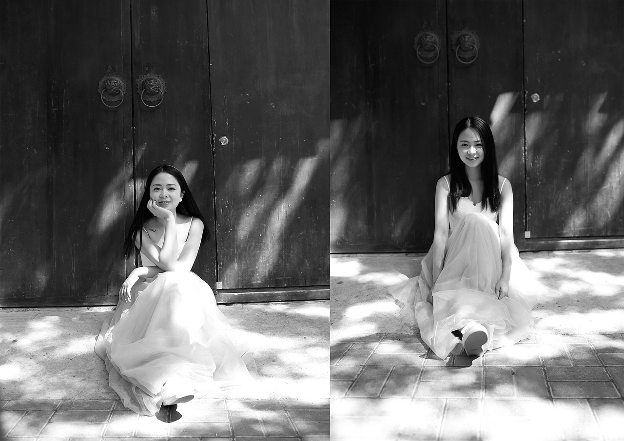 #跟青春留个影＃黑与白（图ZNDg3OTI0NDg=） - 人像摄影 - 站酷设计师拖小拖原创素材 - 站酷ZCOOL