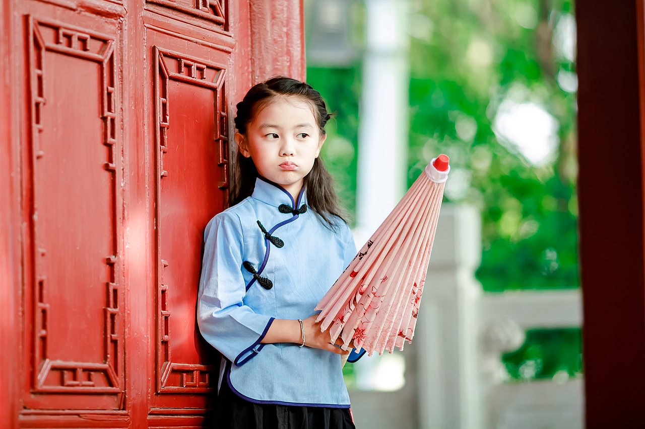 学生装儿童摄影