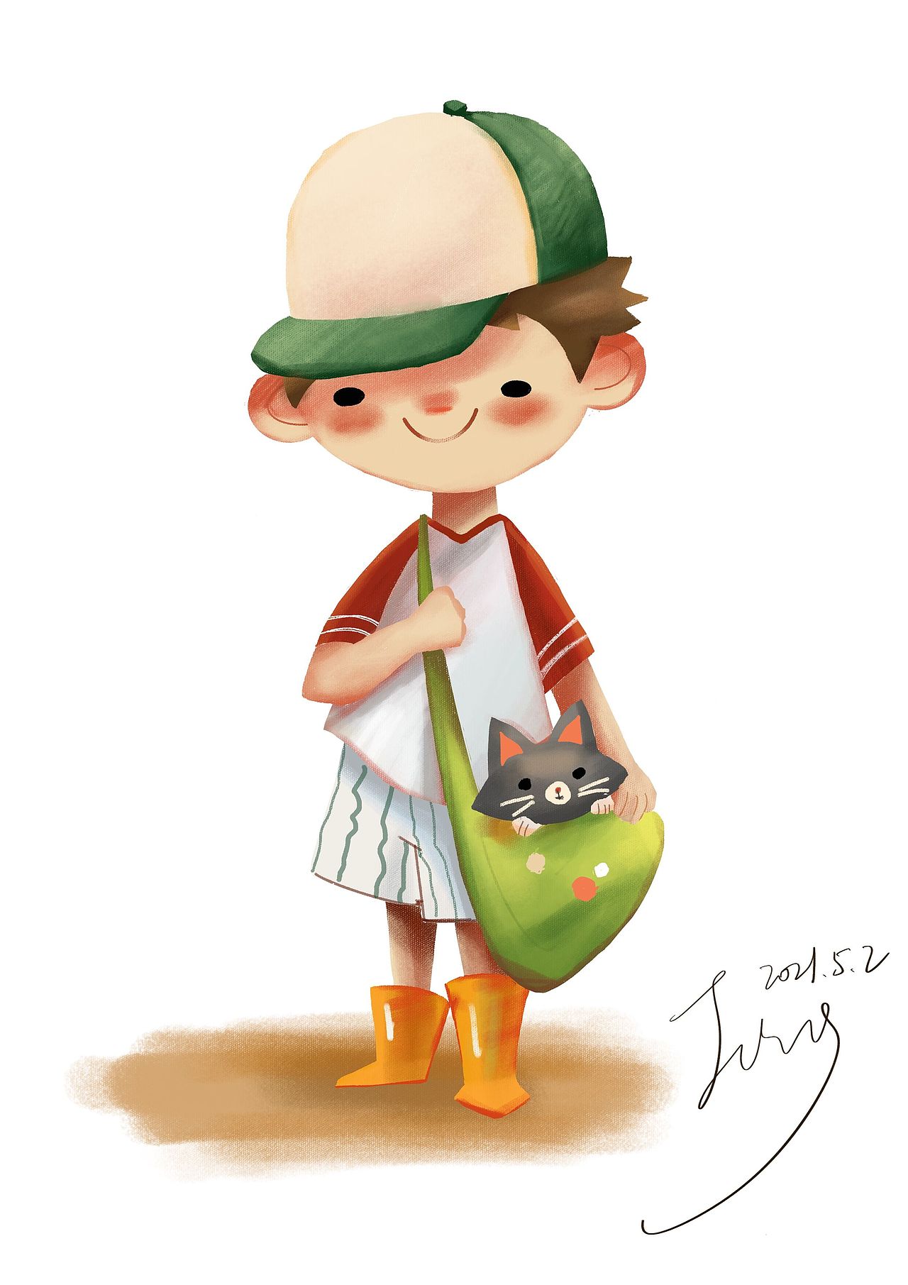 第一次用ipad画插画