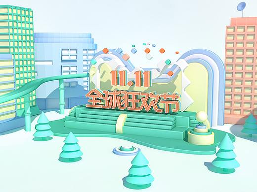 电商活动C4D案例