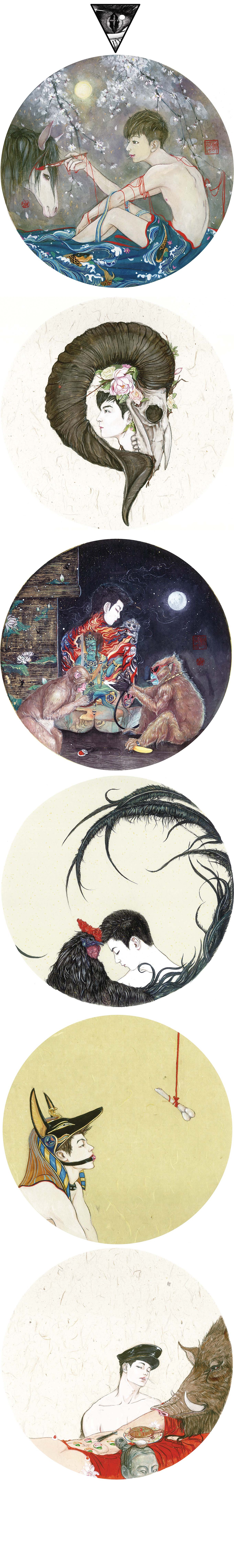 个人作品展部分作品（图ZMTcyOTkyMzY=） - 绘画 - 站酷设计师许成成工作室原创素材 - 站酷ZCOOL