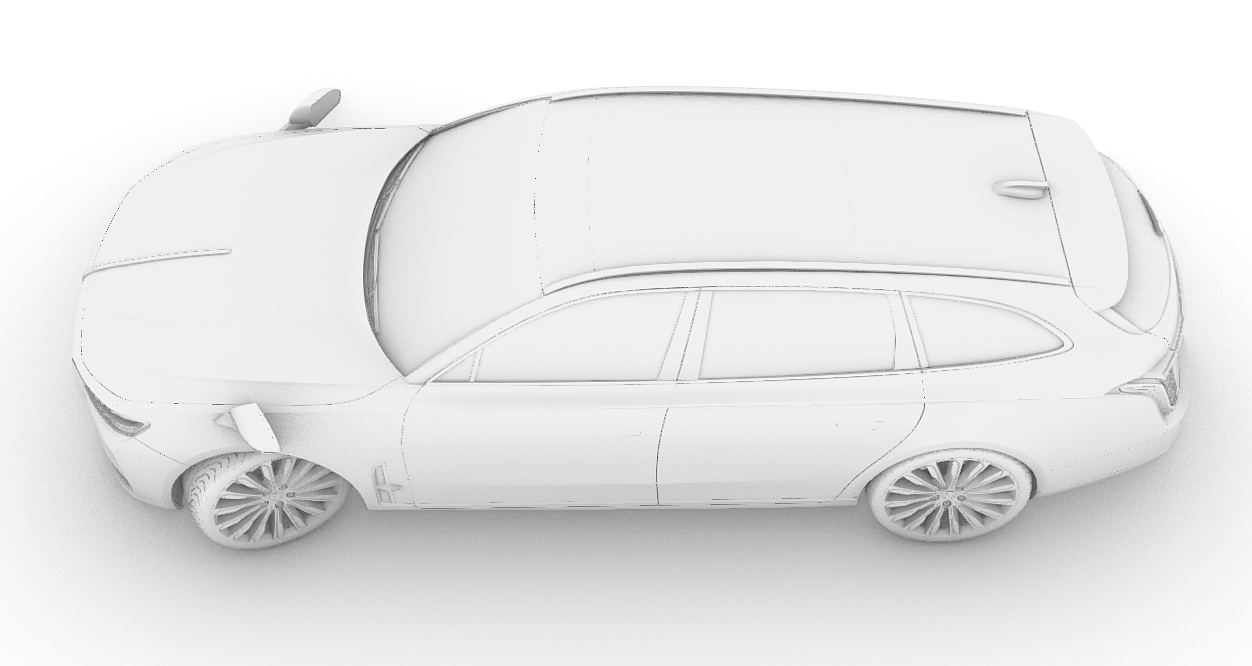 红旗H9旅行车3D设计