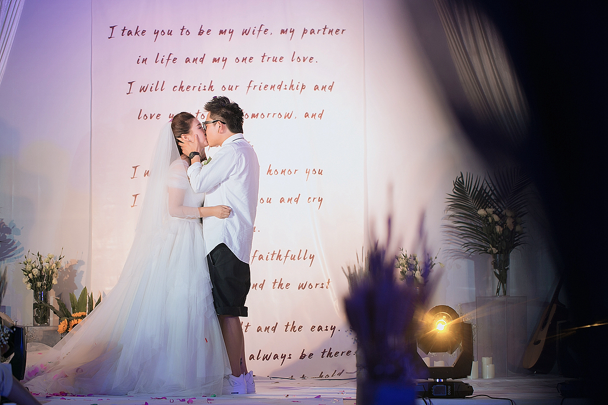 文艺青年的婚礼镜头