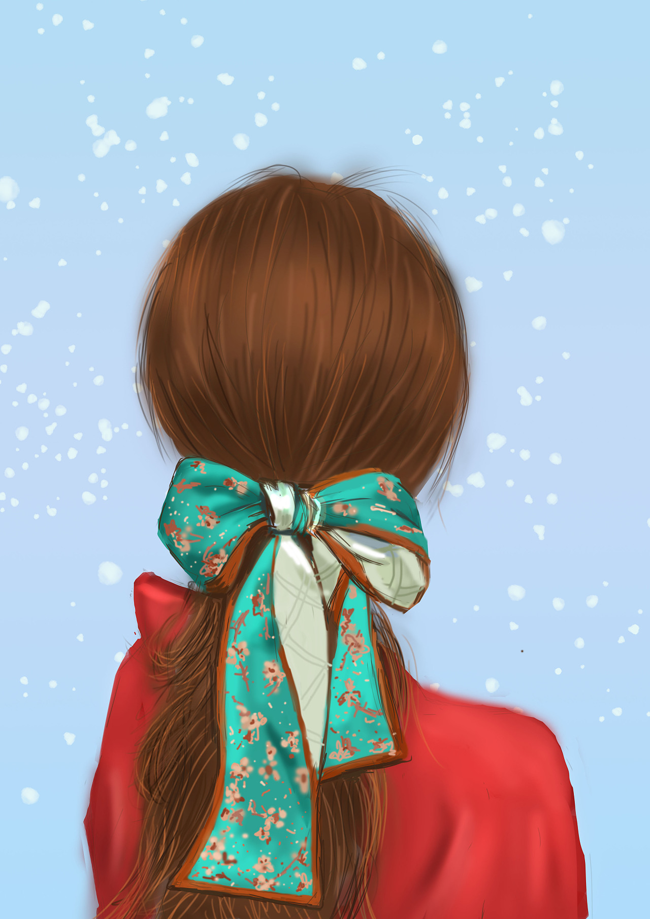 绿色发带|插画|商业插画|miss爆米花小姐 - 原创作品 - 站酷 (zcool)