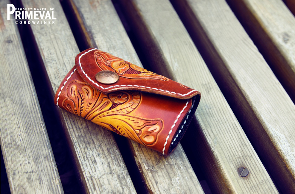 皮雕钥匙包 制作过程（图ZMjM2MjE5ODg=） - 工艺品设计 - 站酷设计师皮雕达人原创素材 - 站酷ZCOOL