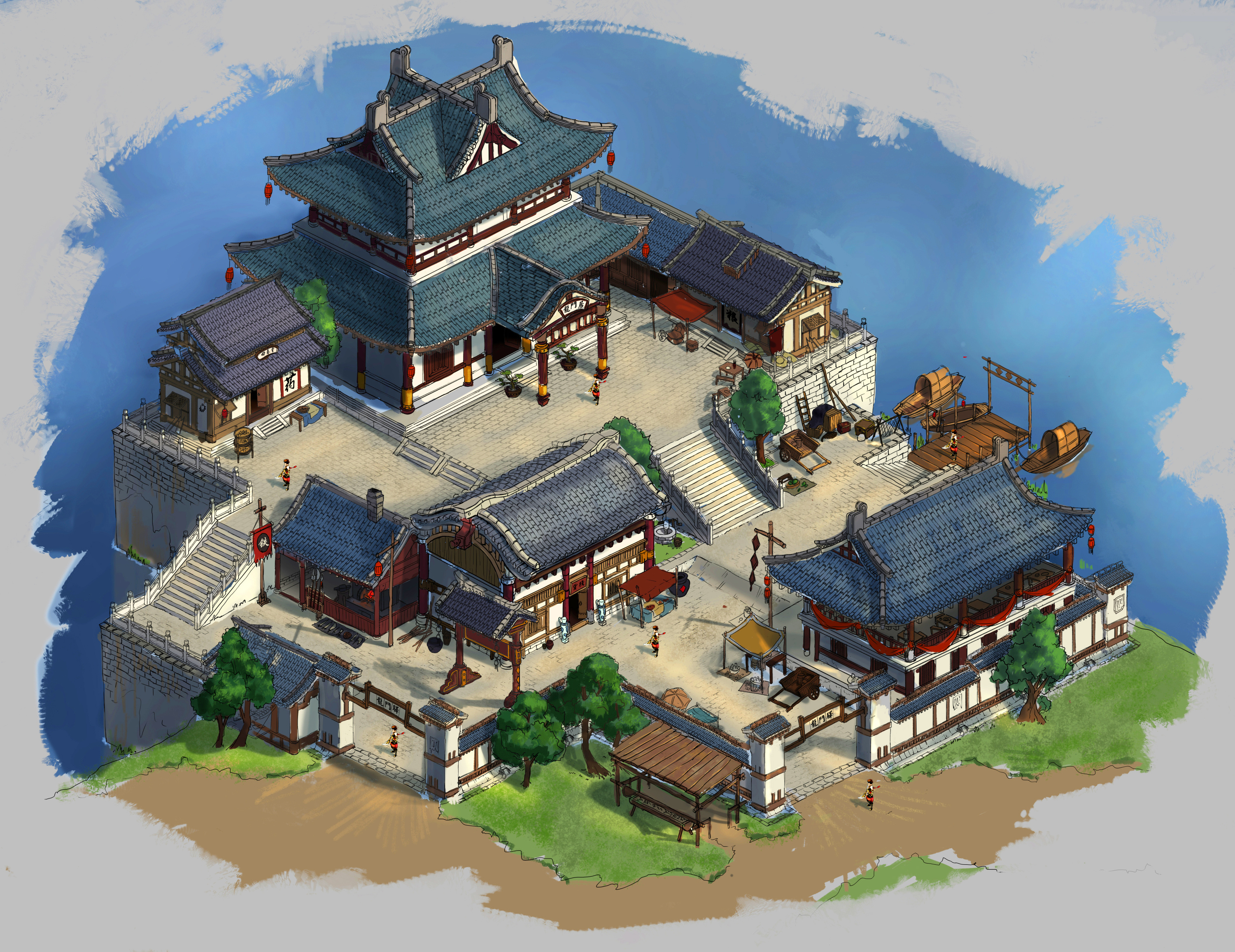 驿站|插画|游戏原画|57st - 原创作品 - 站酷 (zcool)