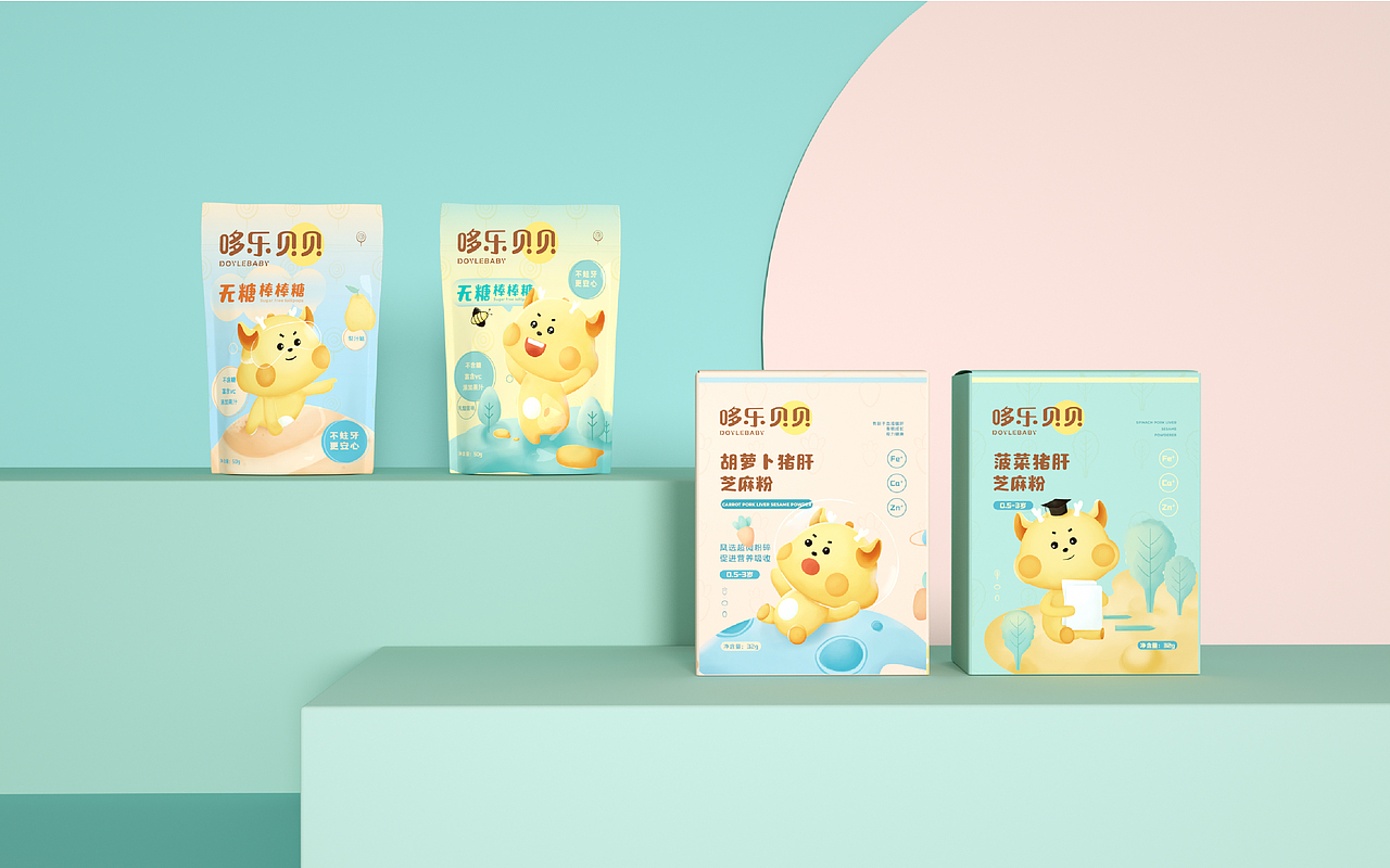 哆樂貝貝ip+包裝設計（圖ZMzc0OTk1MzA0） - 包裝 - 站酷設計師七七七月阿原創(chuàng)素材 - 站酷ZCOOL