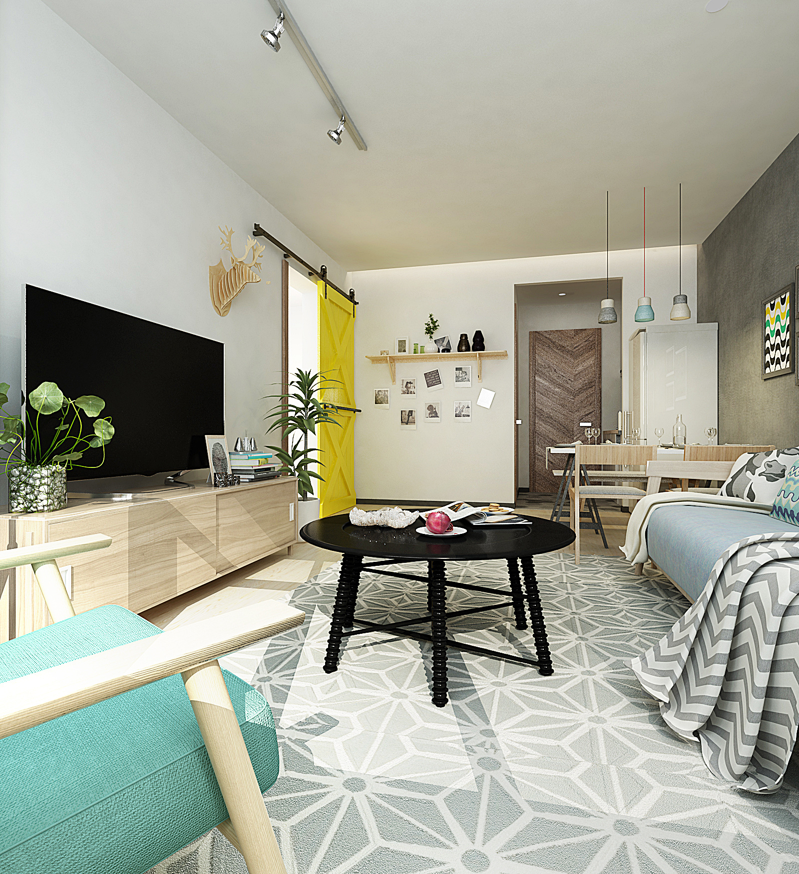 长租公寓家装方案效果|空间|室内设计|Choidx - 原创作品 - 站酷 (ZCOOL)