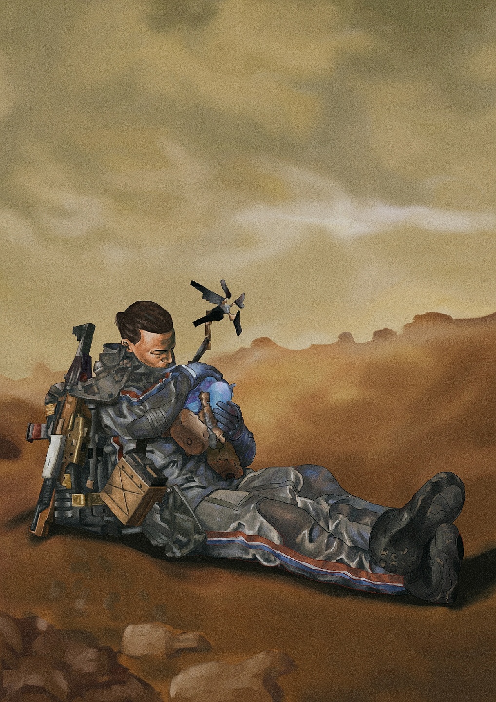 死亡搁浅|插画|游戏原画|赤阳子 - 原创作品 - 站酷 (zcool)