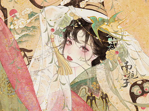 春三月  花如人面