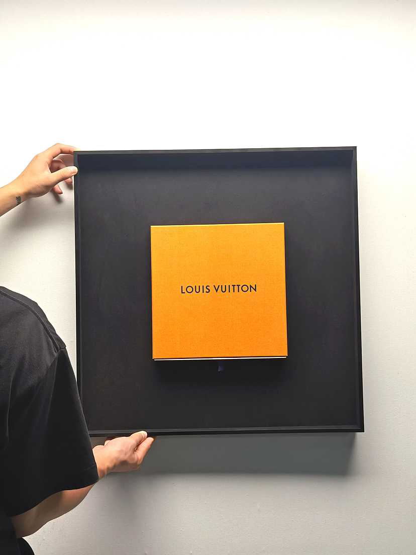 LV礼盒立体装裱