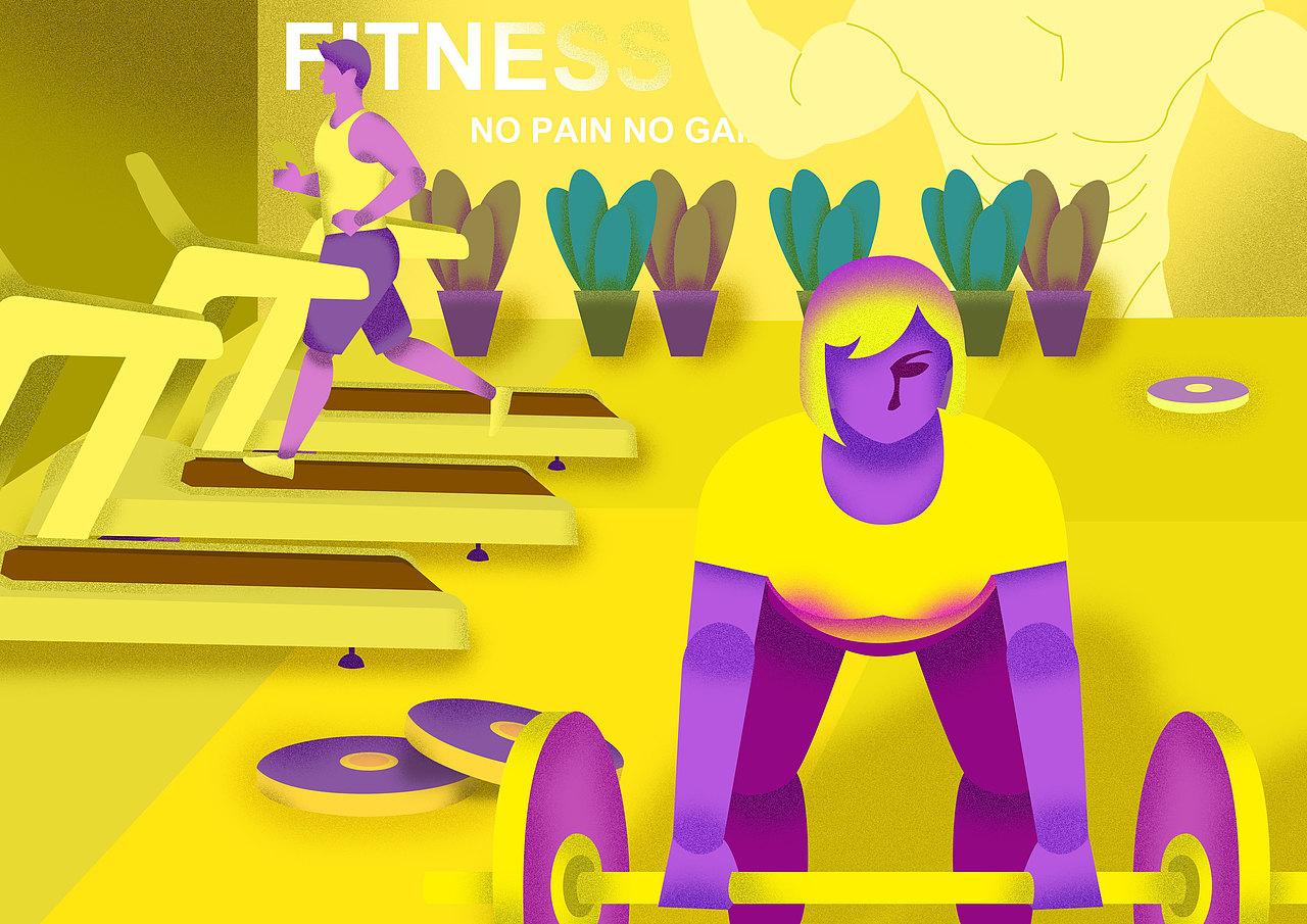 FITNESS 健身（图ZMTQ2ODg4OTEy） - 创作习作 - 站酷设计师orangec_S原创素材 - 站酷ZCOOL