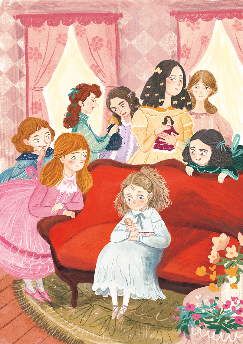 《木头娃娃的旅行》故事插画|插画|商业插画|夏莫莫 - 原创作品