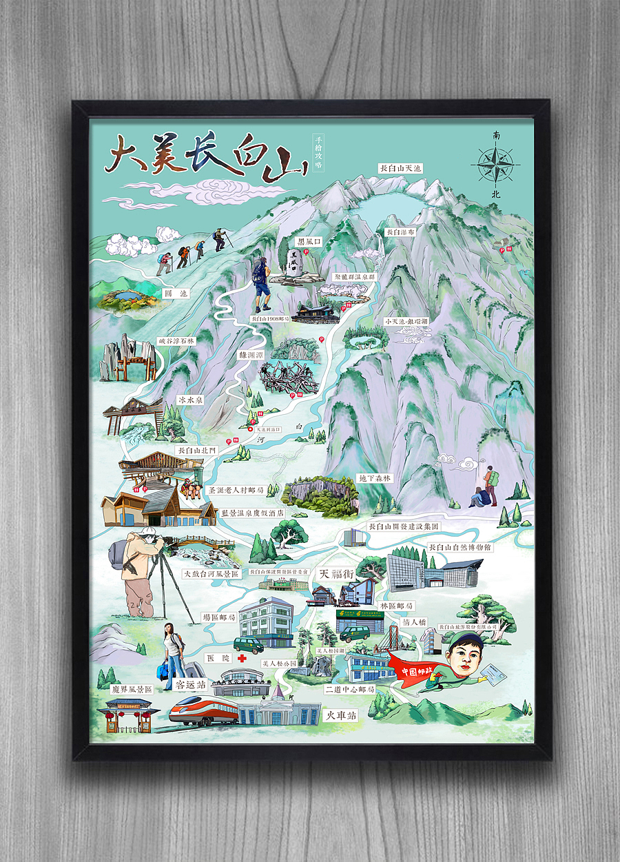 各个时间段内的手绘地图作品集——07