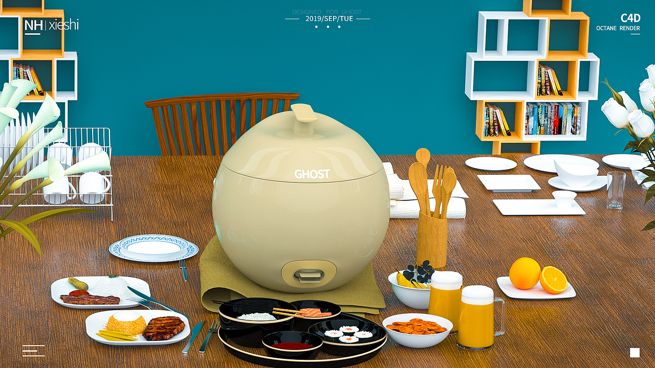 C4D電器產(chǎn)品建模渲染場景小練習(xí)（圖ZMTc0NzQ0MzEy） - 其他三維 - 站酷設(shè)計(jì)師Hj積發(fā)原創(chuàng)素材 - 站酷ZCOOL