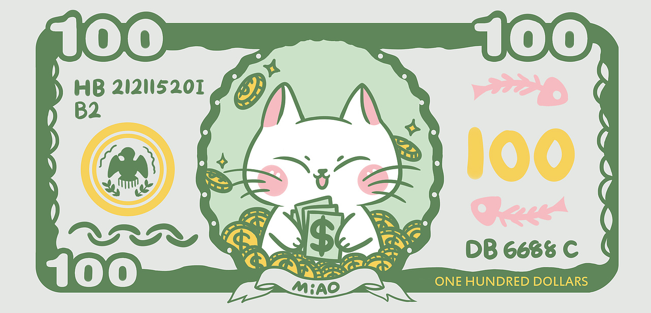 赚个盆满钵满！（图ZMTg1MTkyODUy） - 商业插画 - 站酷设计师ballerinabunny原创素材 - 站酷ZCOOL