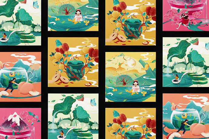 山东木白视界文化创意有限公司 旗下:平菇品牌设计泡茶（图ZMjI2NDEzNjIw） - Logo - 站酷设计师山东木白视界原创素材 - 站酷ZCOOL
