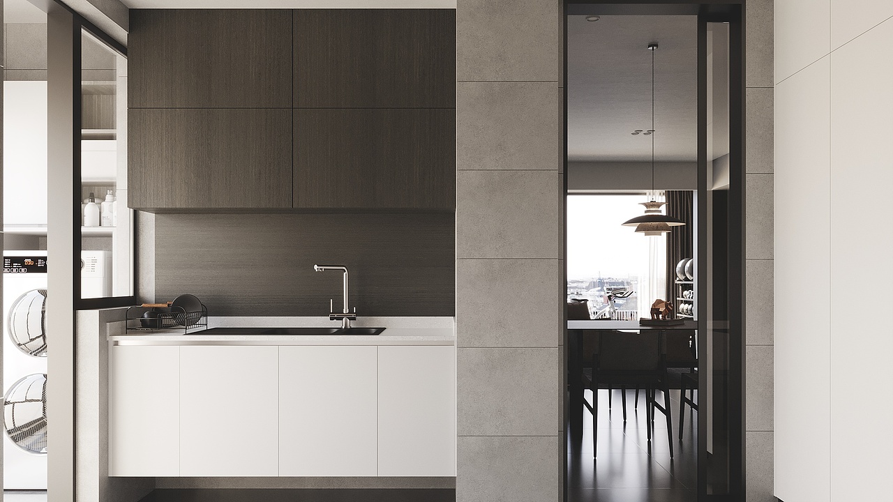 精装房案列_现代简约（图ZMjkzOTUxNzc2） - 家装设计 - 站酷设计师空间表现师_Alan原创素材 - 站酷ZCOOL