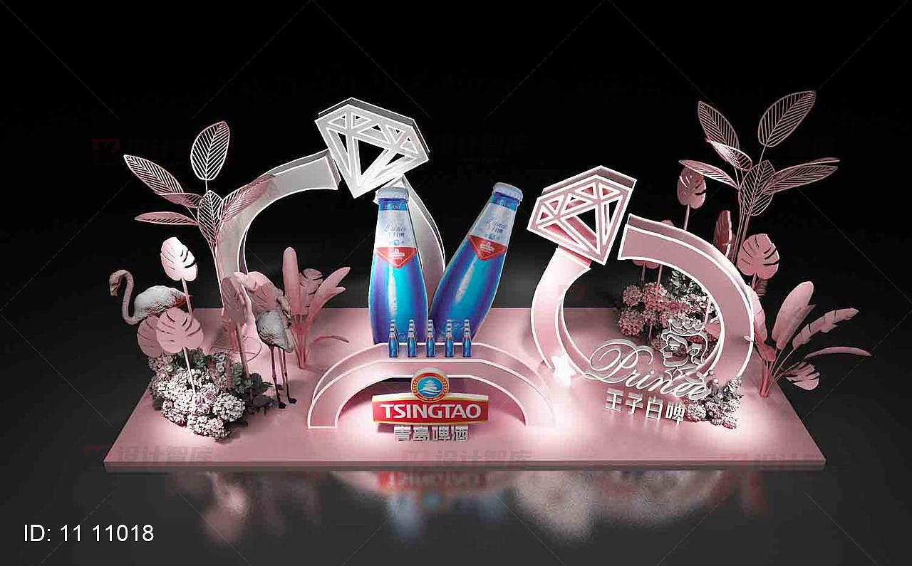 青岛啤酒主题创意网红美陈装饰设计