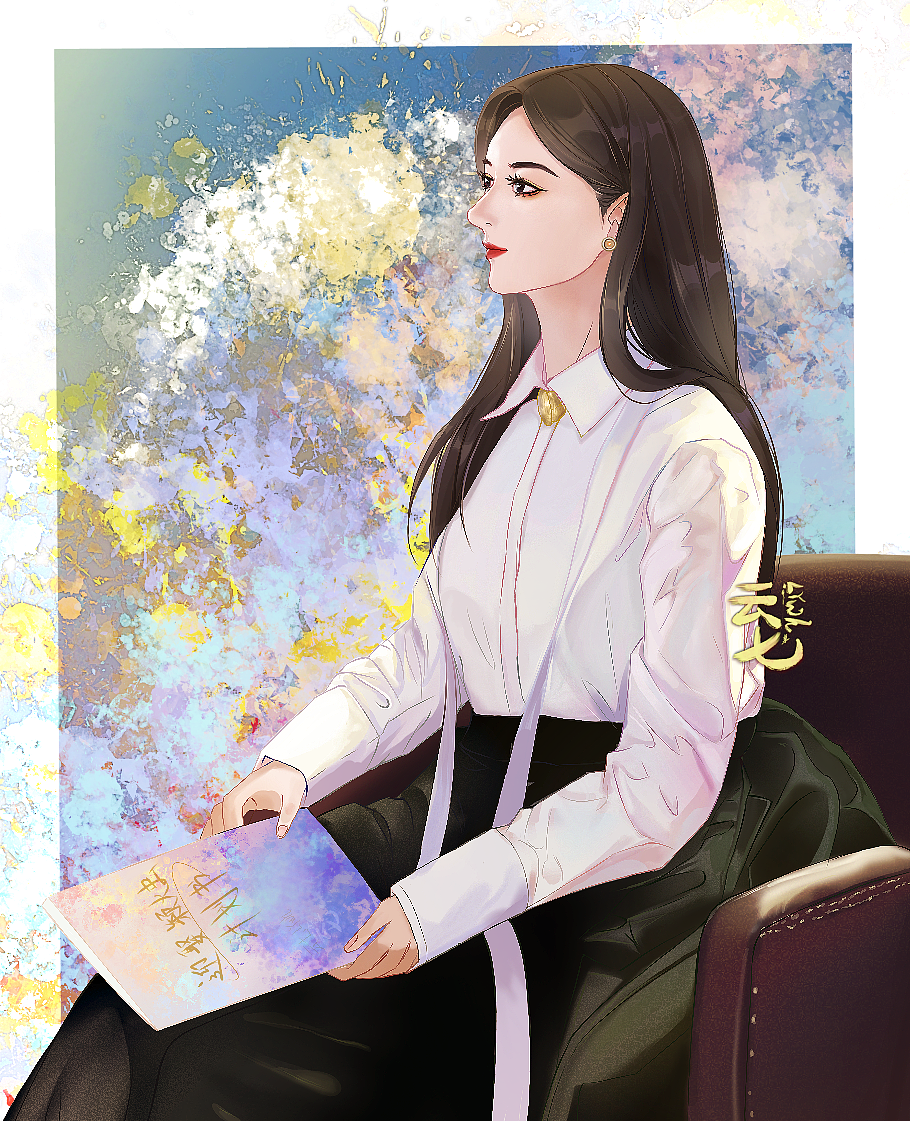 赵丽颖绘画（图ZMzMzMzczMDM2） - 绘画 - 站酷设计师插画云卉卉原创素材 - 站酷ZCOOL