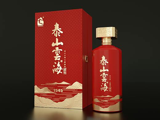 山东泰山云海酒业-【望月】白酒产品设计