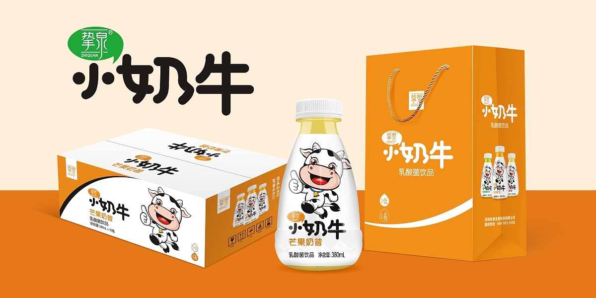 挚泉小奶牛 挚泉乳酸菌 挚泉芒果奶昔 挚泉猕猴桃奶昔 芒果奶昔饮料 乳酸菌饮品 猕猴桃奶昔