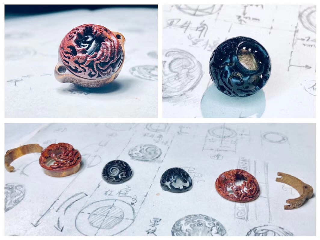 diy吊墜 四神云氣珠（圖ZMTY1ODMwOTI4） - 首飾設(shè)計 - 站酷設(shè)計師源源物語原創(chuàng)素材 - 站酷ZCOOL