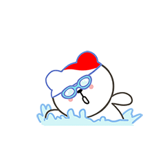 猫与熊之奥运小白（图ZMjYzNzkwODUy） - 网络表情 - 站酷设计师猫与熊原创素材 - 站酷ZCOOL