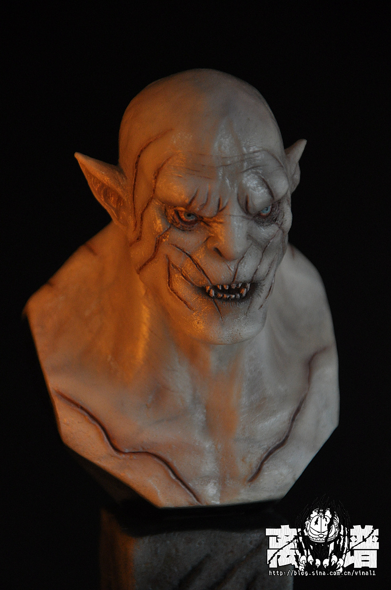 霍比特人——白兽人azog涂装完成品