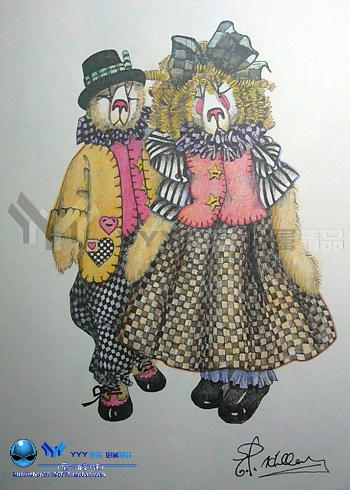 梁大师 钢笔 彩铅淡彩