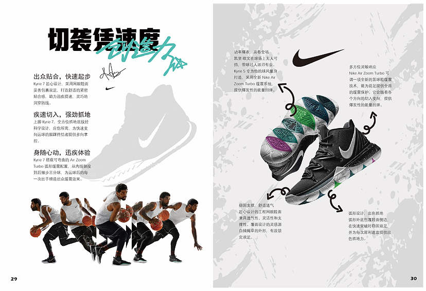 Nike球鞋书籍排版设计