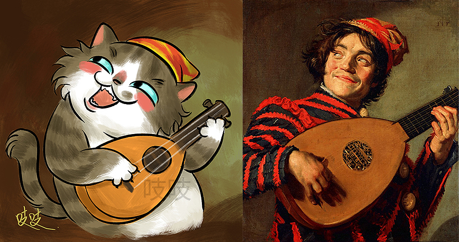 猫界名画整理合集（图ZODEzMjE5NzI=） - 创作习作 - 站酷设计师zhizhi吱吱原创素材 - 站酷ZCOOL