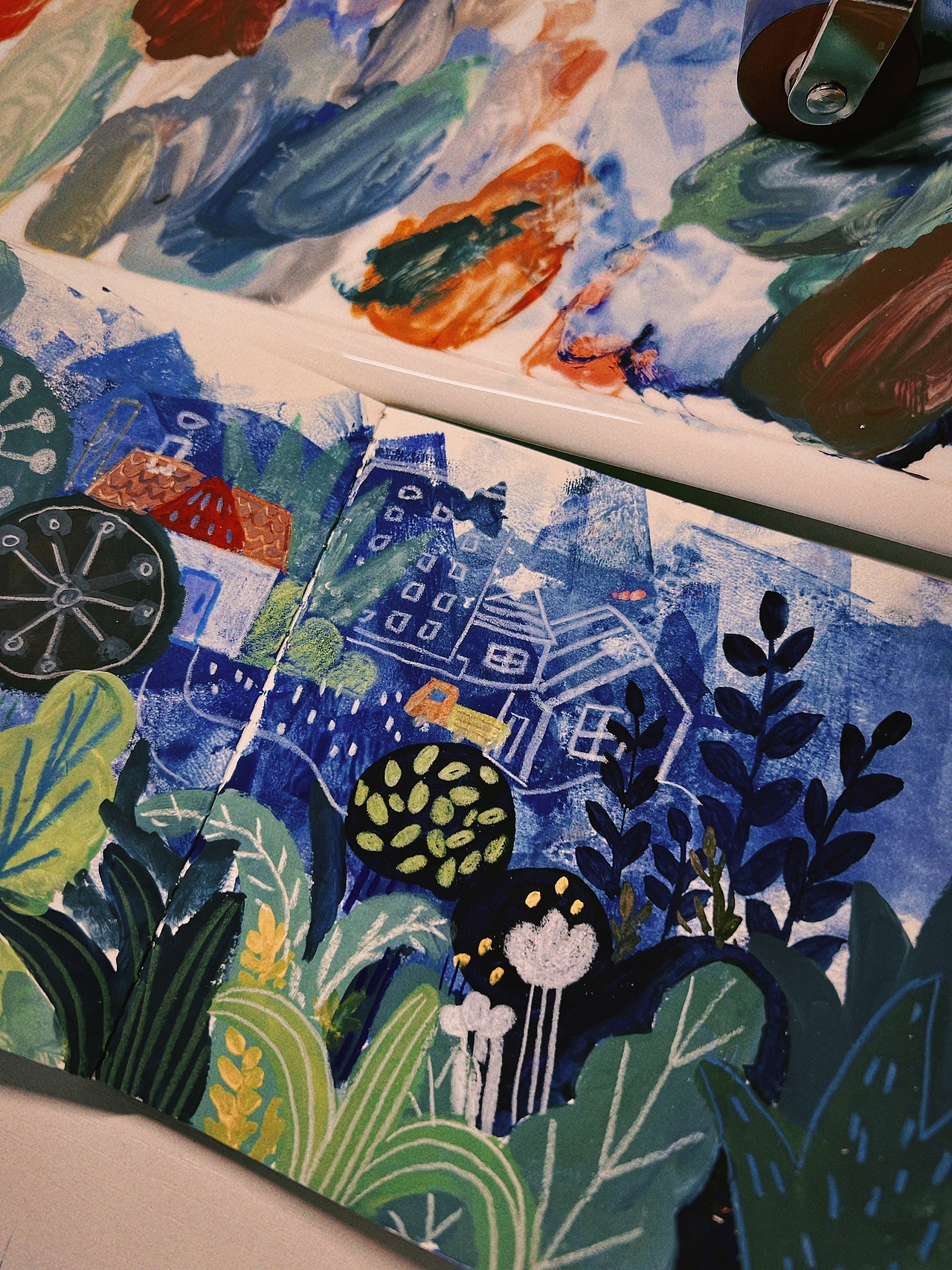 哇哦～那个花花绿绿的蓝色夜啊（图ZMzM2MjU5MzY0） - 创作习作 - 站酷设计师卤蛋蛋蛋黄原创素材 - 站酷ZCOOL