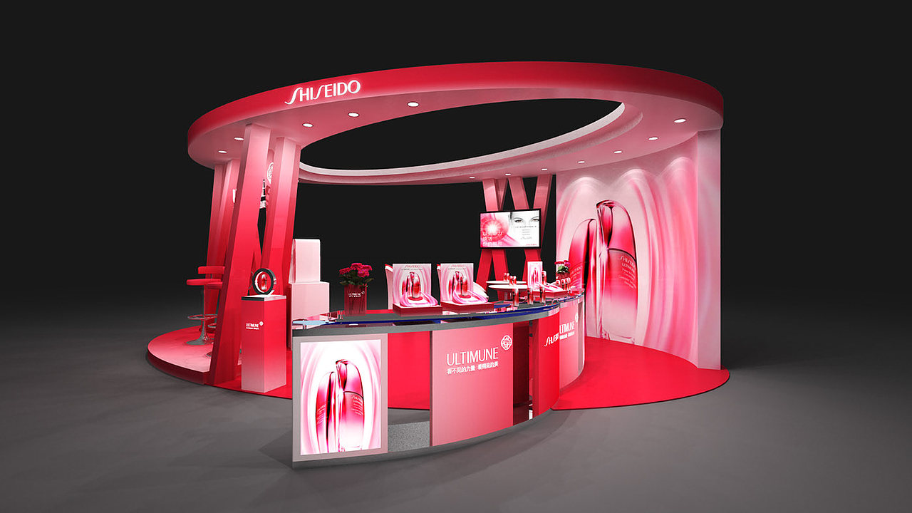 化妆品展位_艺汇设计-站酷zcool