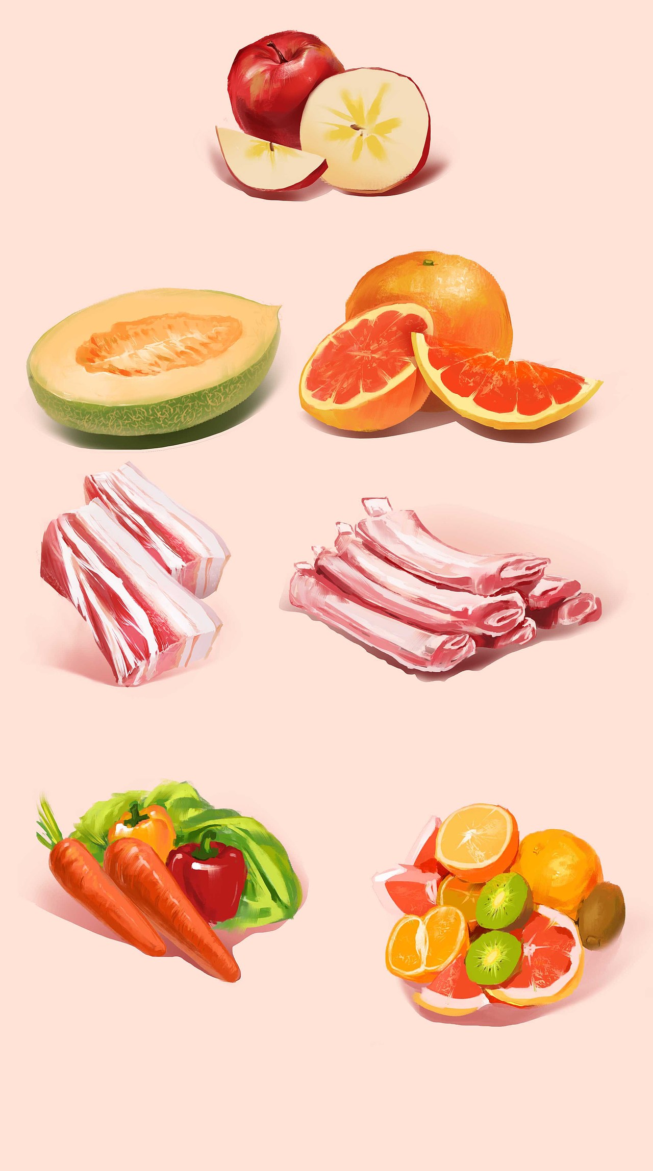 2019总结（图ZMTk0MDIzMTI4） - 商业插画 - 站酷设计师嗖嘎呐原创素材 - 站酷ZCOOL