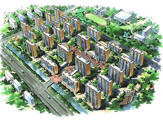 规划手绘空间步骤图上色系列作品（十）