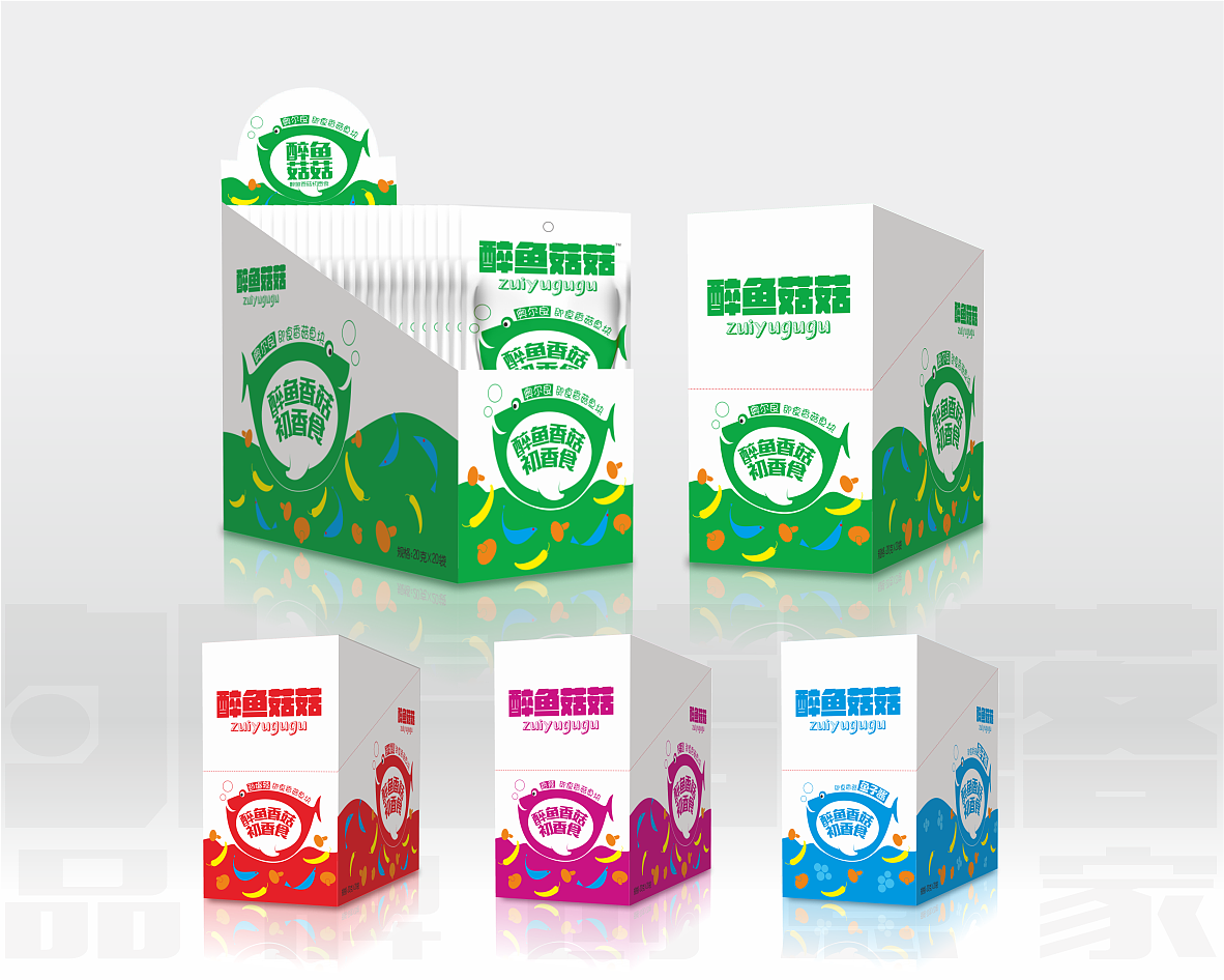 醉鱼菇菇——醉鱼香菇初香食 @外星部落（图ZNzE4OTg1Mjg=） - 包装 - 站酷设计师外星部落快销咨询原创素材 - 站酷ZCOOL