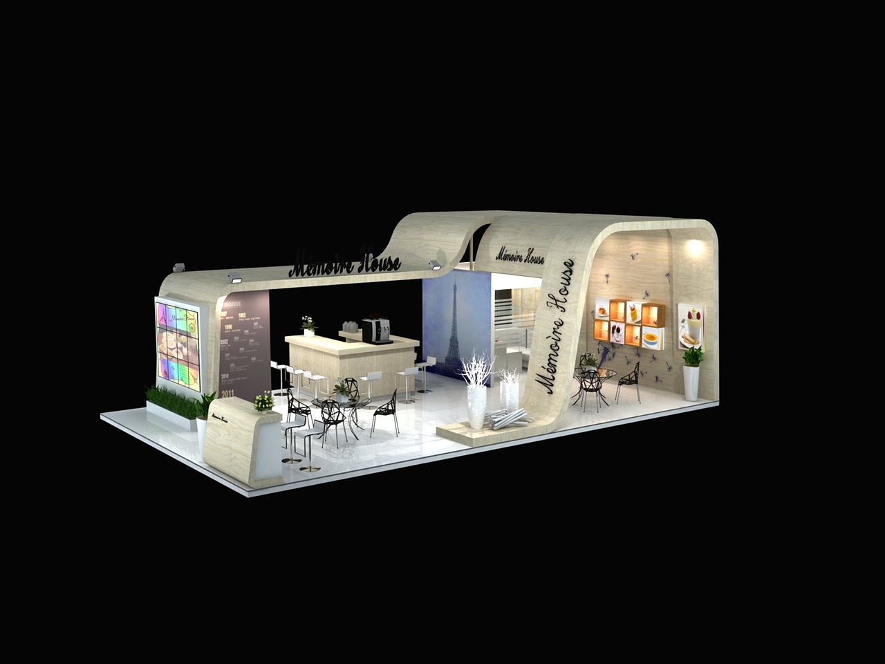 3D展台（图ZOTE0MzU5NjQ=） - 展陈设计 - 站酷设计师Su0320原创素材 - 站酷ZCOOL